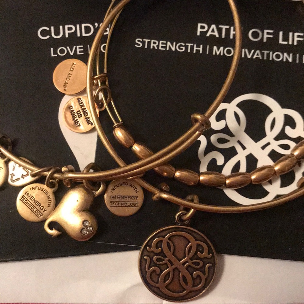Alex and Ani Bracelet Set